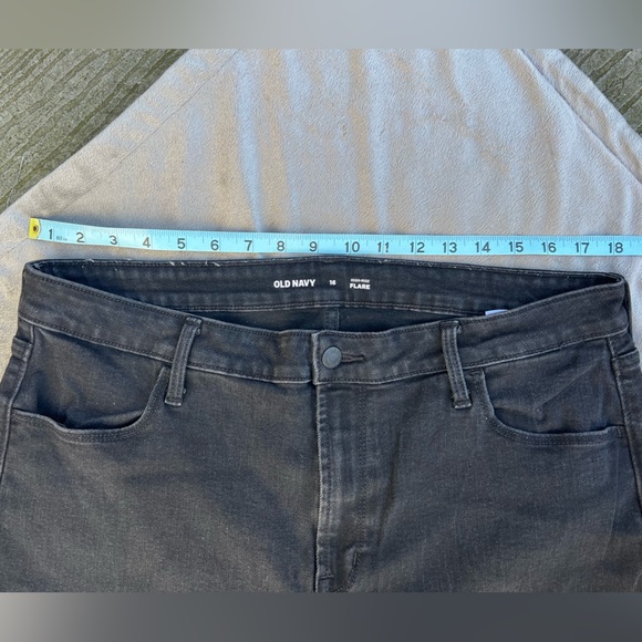 Old Navy Black Flared Jeans - Picture 2 of 6